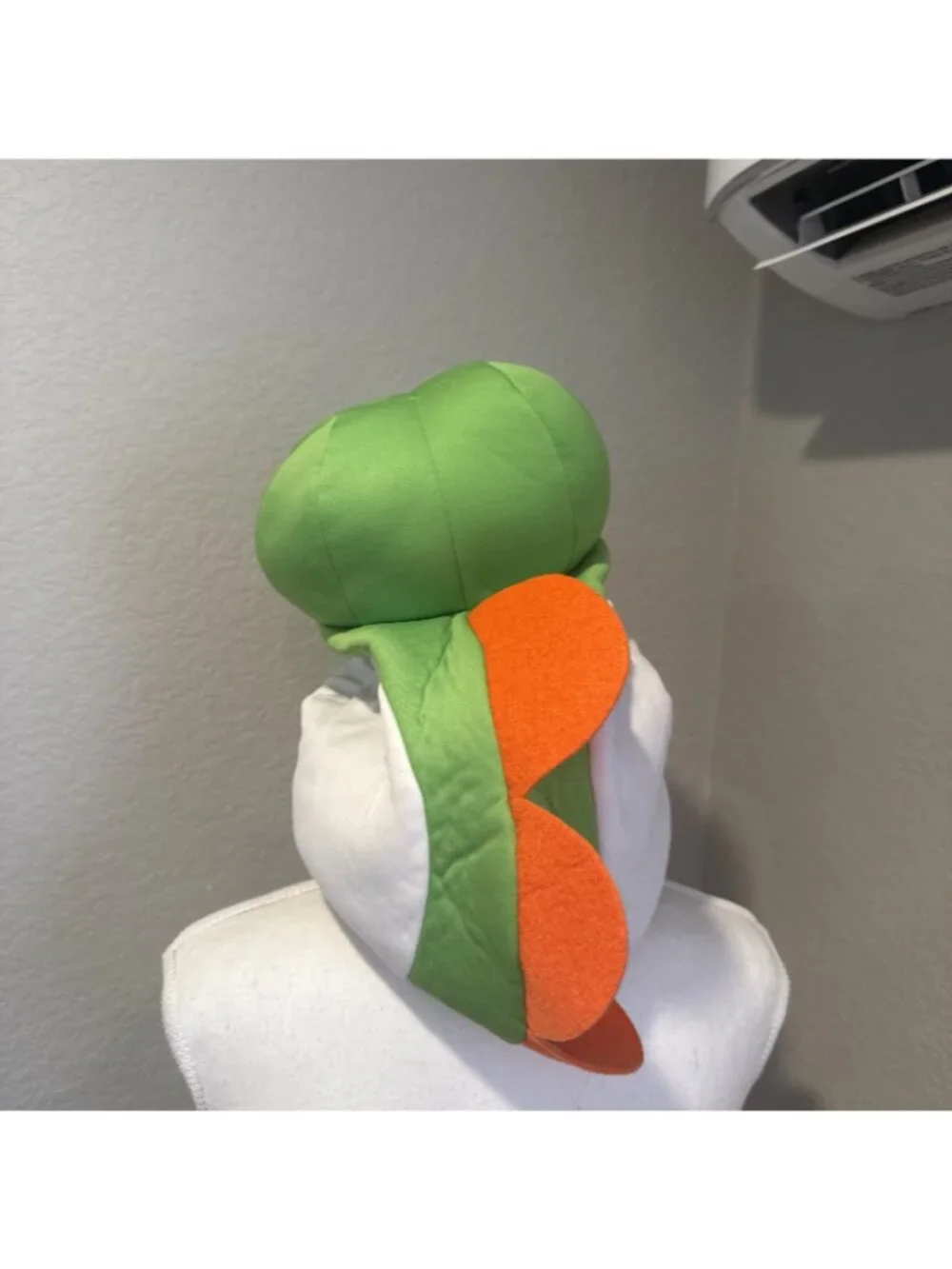 Super Mario Yoshi Adult Headpiece Costume Dinosaur Dress Up Halloween Green